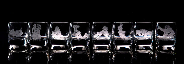 ⚢ Fem Orgy - Whiskey Glass set (8)