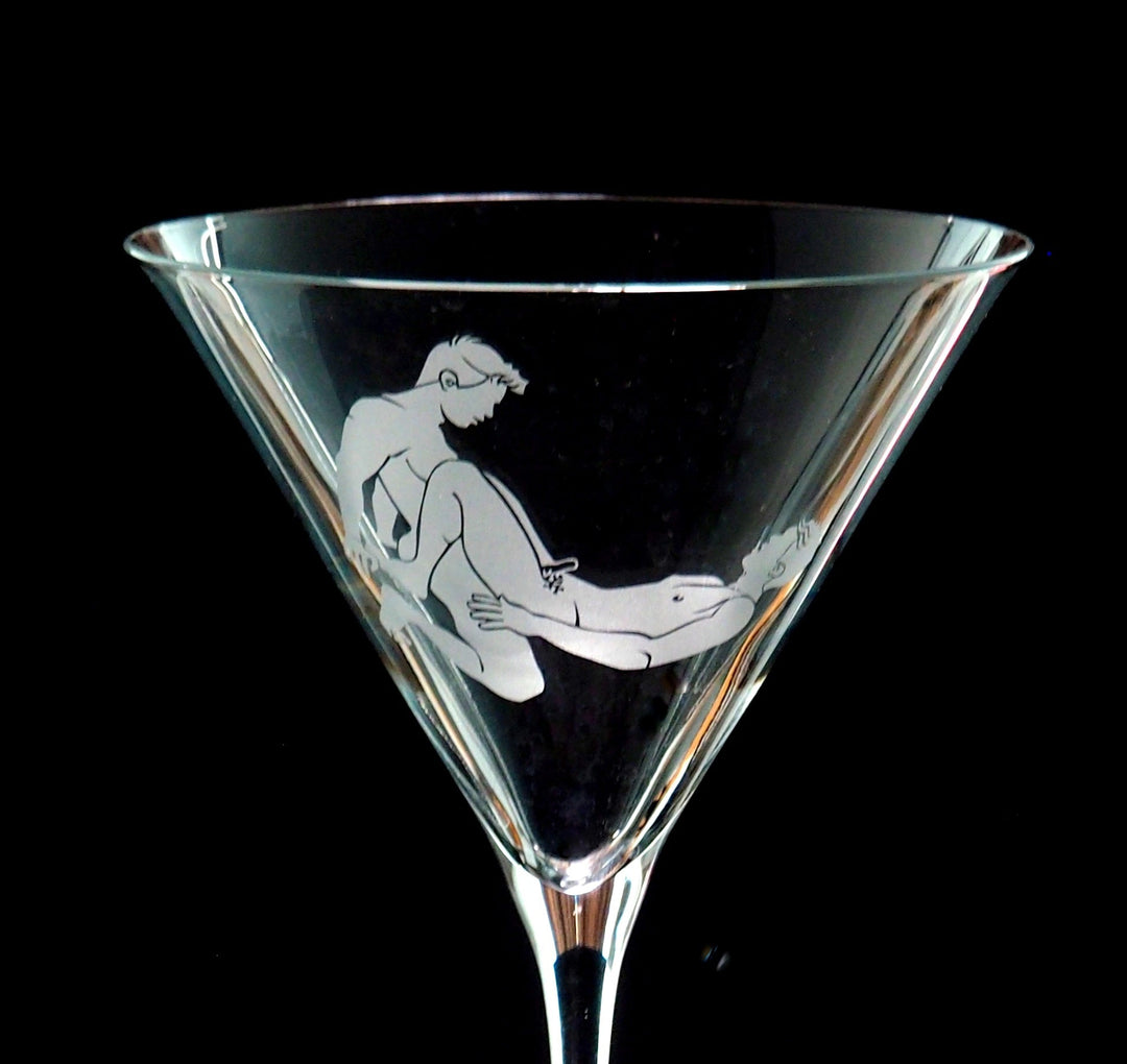 ⚣ Hom Threesome - Martini Glass set (3)